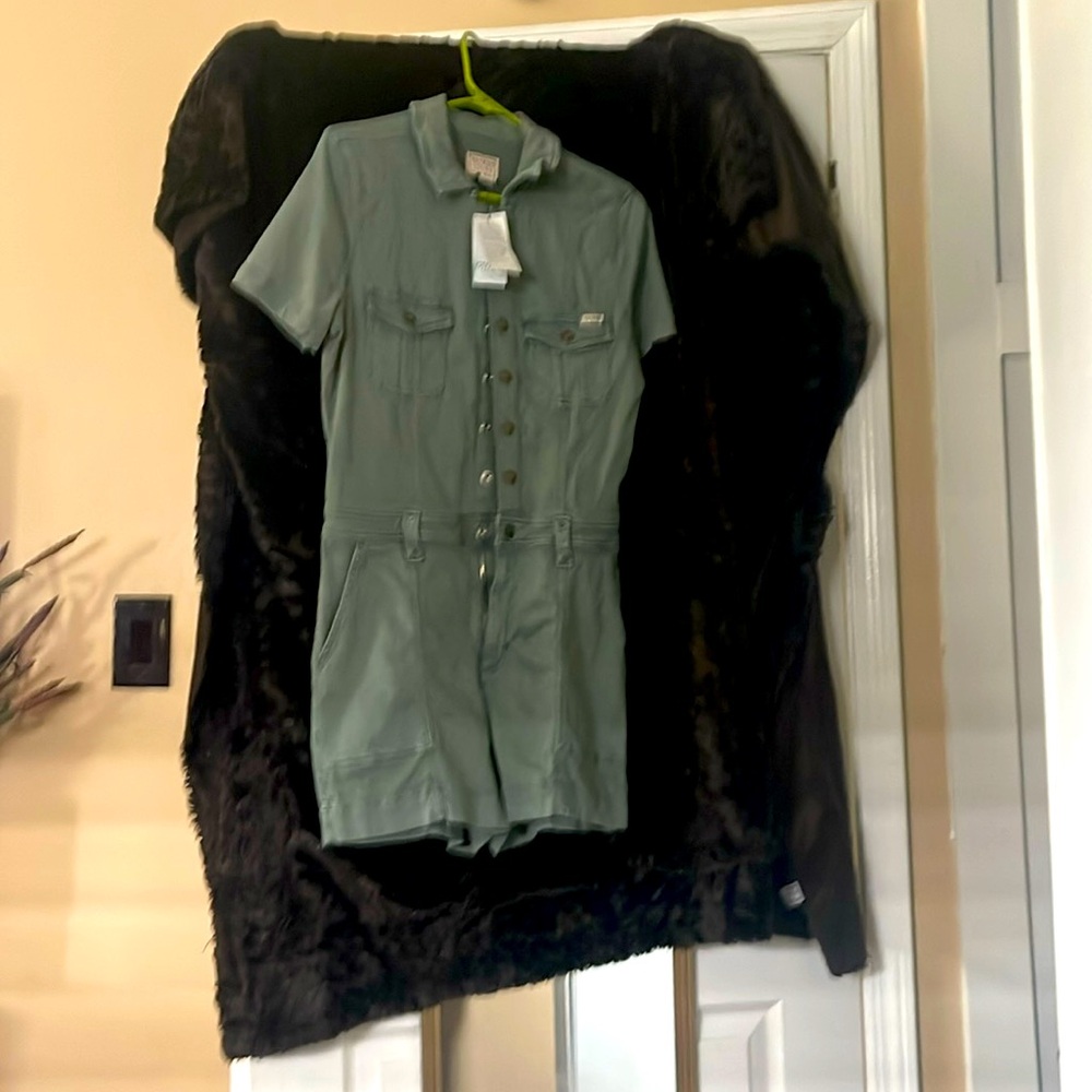 Guess jean romper.